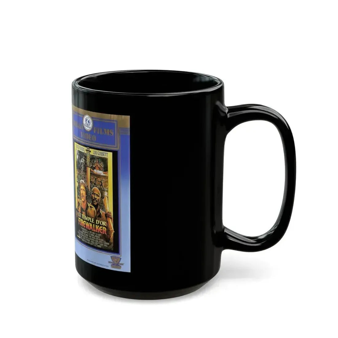 FIREWALKER (VHS COVER) - Black Coffee Mug - Go Mug Yourself