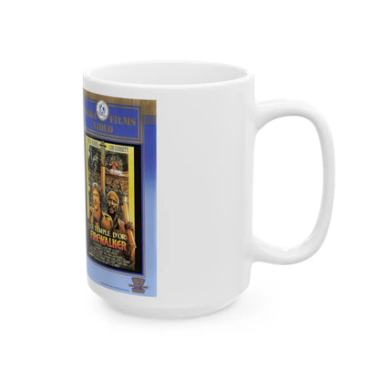 FIREWALKER (VHS COVER) - White Coffee Mug-Go Mug Yourself