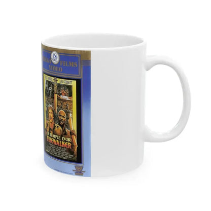 FIREWALKER (VHS COVER) - White Coffee Mug - Go Mug Yourself