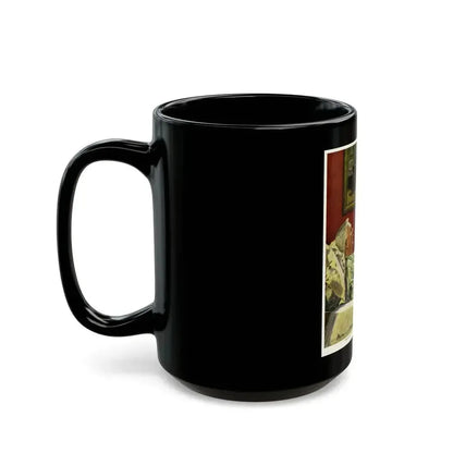 Firing the Family Doctor, 1952 - Black Coffee Mug - Go Mug Yourself