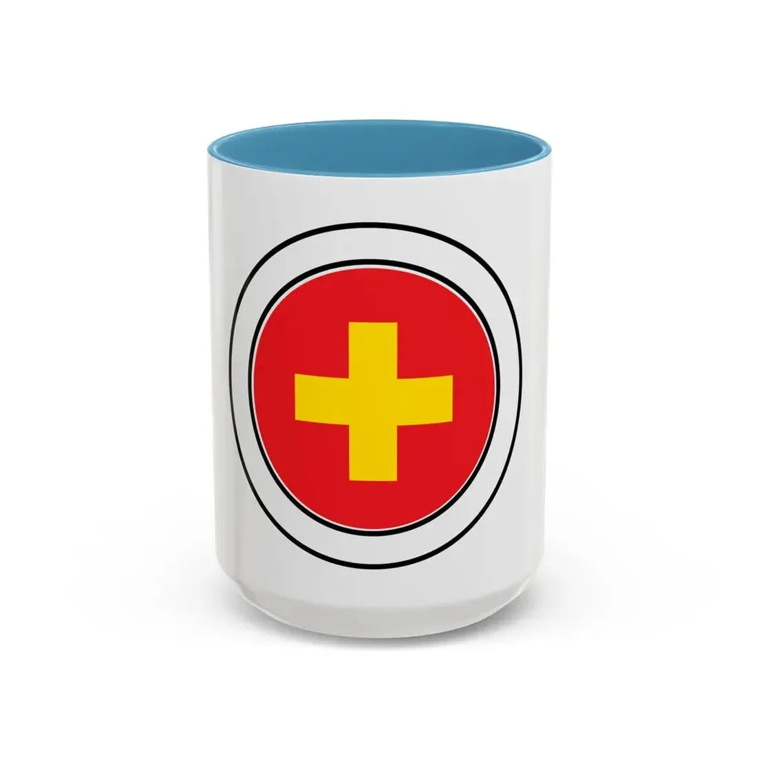 First Aid (Boy Scout Merit Badge) Accent Coffee Mug 15oz Light Blue - Go Mug Yourself