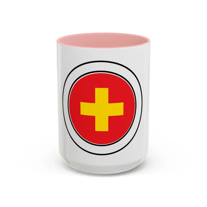 First Aid (Boy Scout Merit Badge) Accent Coffee Mug 15oz Pink - Go Mug Yourself
