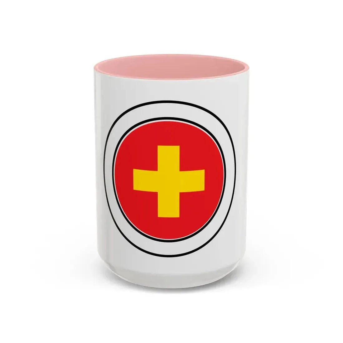 First Aid (Boy Scout Merit Badge) Accent Coffee Mug 15oz Pink - Go Mug Yourself