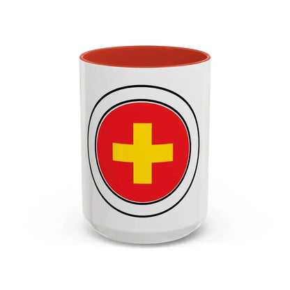 First Aid (Boy Scout Merit Badge) Accent Coffee Mug 15oz Red - Go Mug Yourself