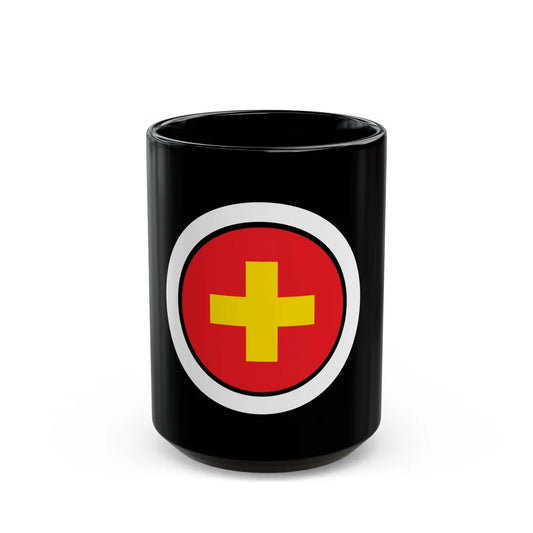 First Aid (Boy Scout Merit Badge) Black Coffee Mug-15oz-Go Mug Yourself