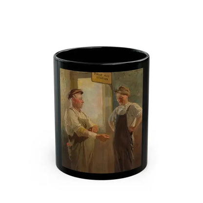 First Aid Station - Black Coffee Mug 11oz - Go Mug Yourself