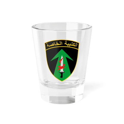 First Battalion SSI Palestine (Palestine) (Coat of Arms) Shot Glass 1.5oz 1.5oz - Go Mug Yourself