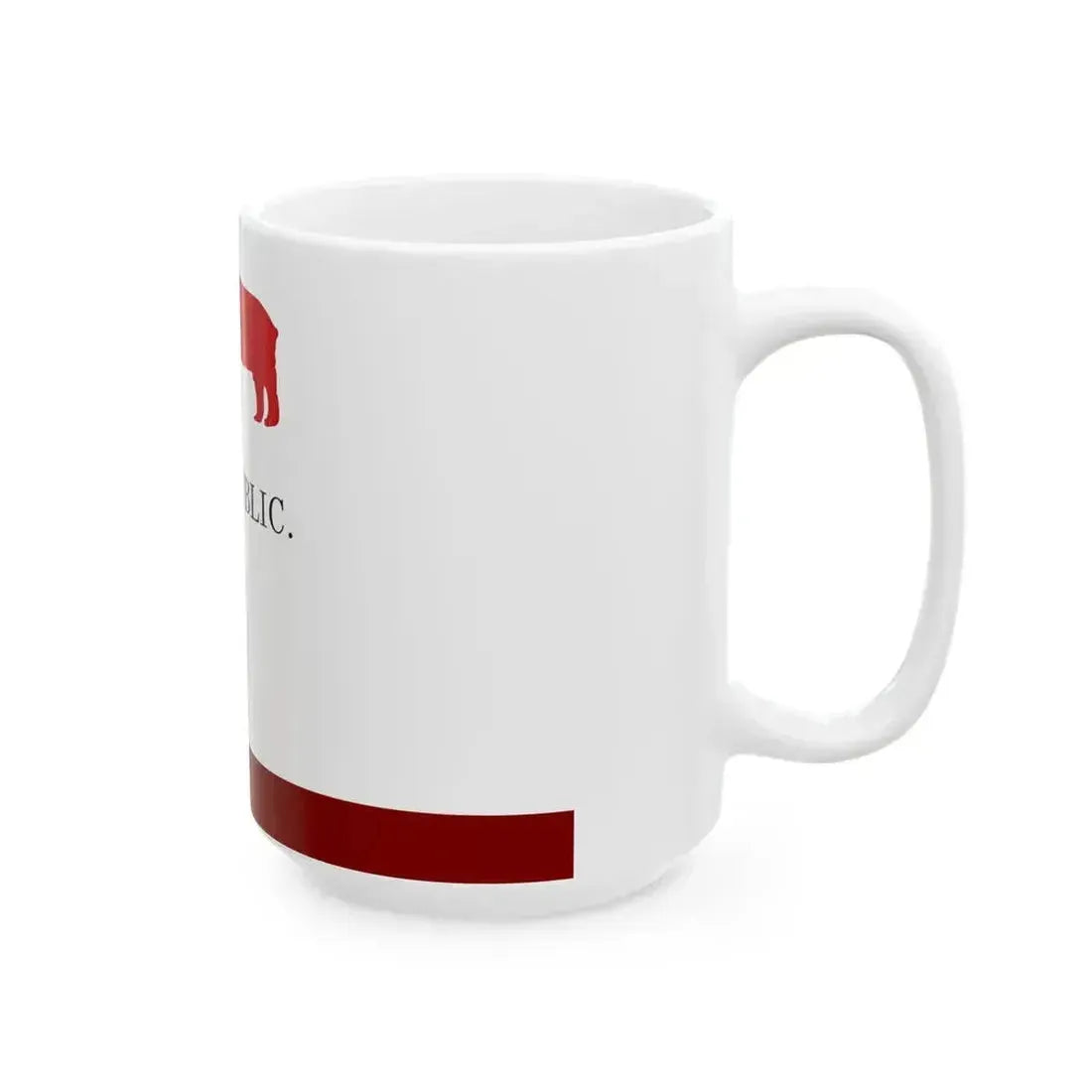 First Bear Flag of California 1846 (United States) White Coffee Mug - Go Mug Yourself