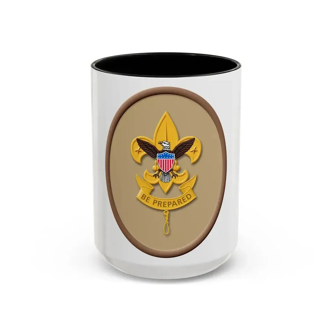 First Class (Boy Scout Merit Badge) Accent Coffee Mug 15oz Black - Go Mug Yourself