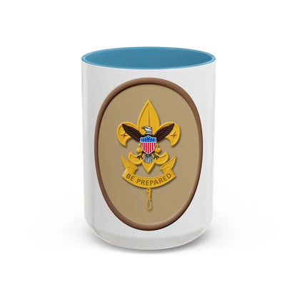 First Class (Boy Scout Merit Badge) Accent Coffee Mug 15oz Light Blue - Go Mug Yourself