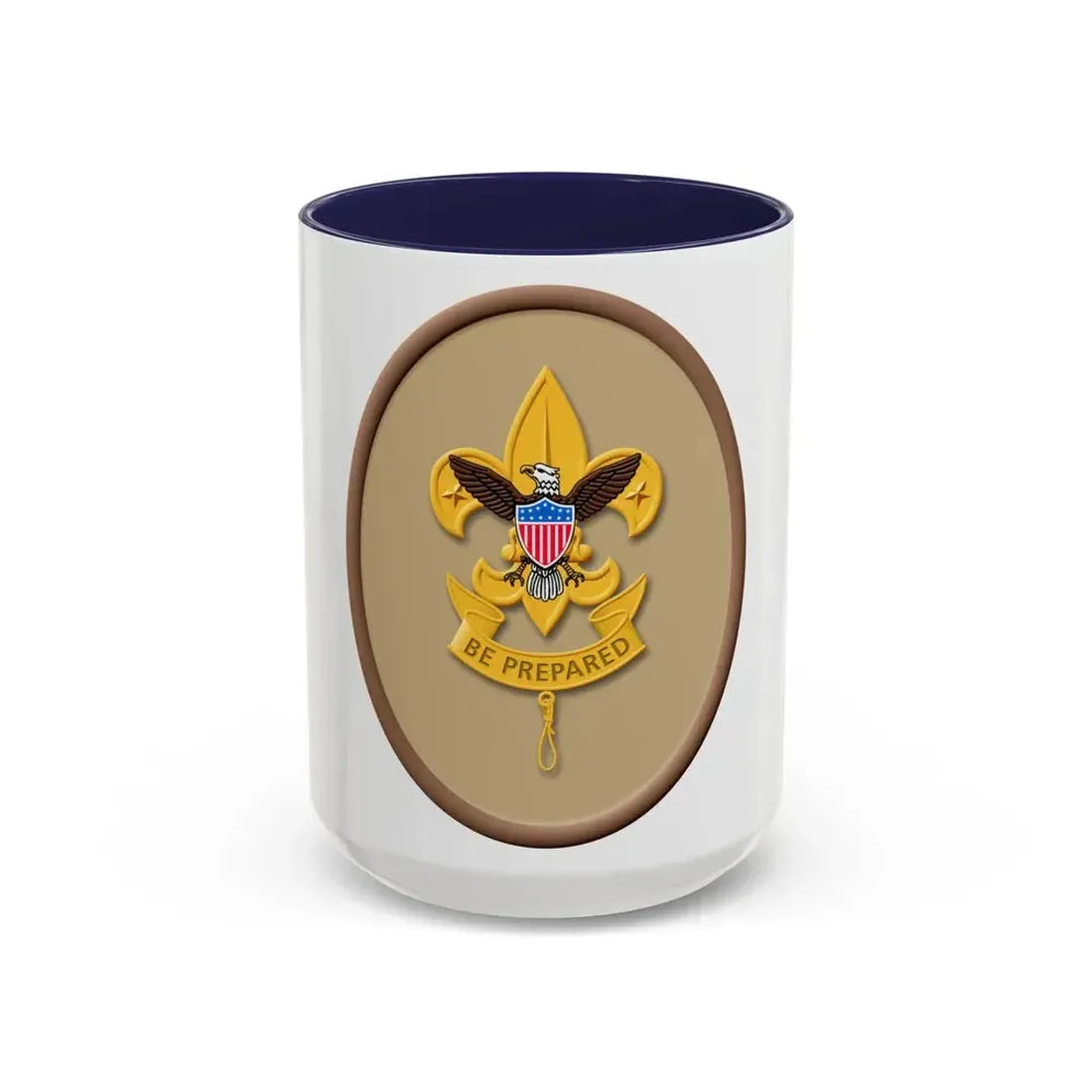 First Class (Boy Scout Merit Badge) Accent Coffee Mug 15oz Navy - Go Mug Yourself
