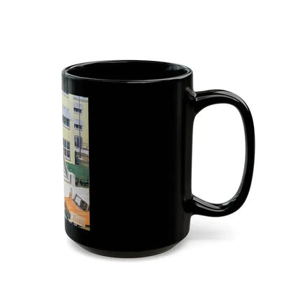 First Day Of Kindergarden, 1958 - Black Coffee Mug - Go Mug Yourself