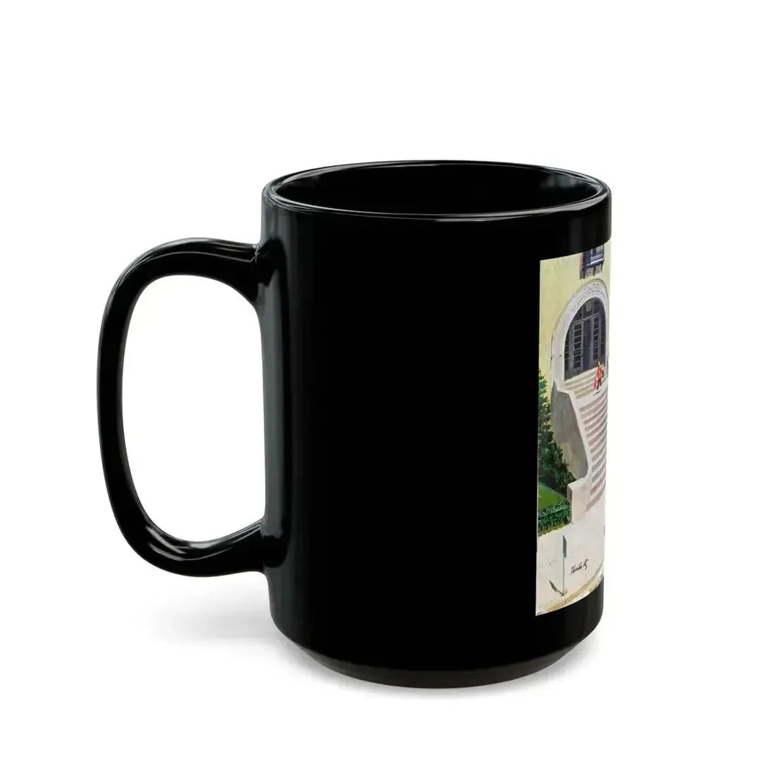 First Day Of Kindergarden, 1958 - Black Coffee Mug - Go Mug Yourself