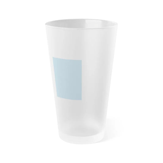 First Flag of Argentina - Frosted Pint Glass 16oz-16oz-Frosted-Go Mug Yourself