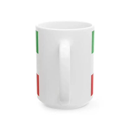 First Flag of I.R.Iran (Iran) White Coffee Mug - Go Mug Yourself