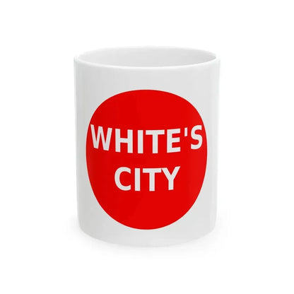First flag of Whites City New Mexico (Mexico) White Coffee Mug 11oz - Go Mug Yourself