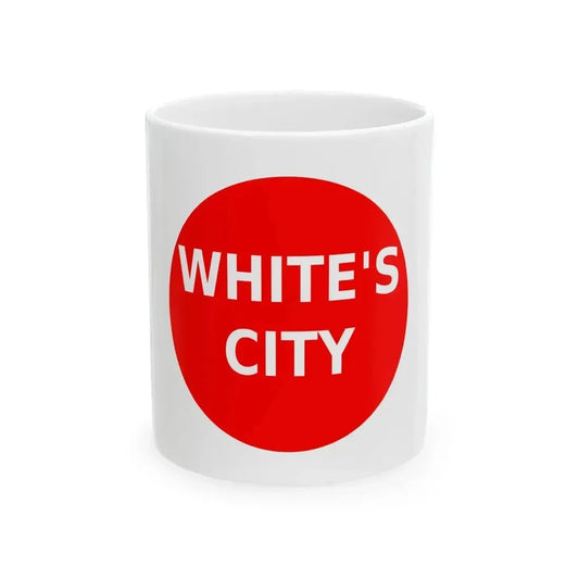 First flag of Whites City New Mexico (Mexico) White Coffee Mug 11oz - Go Mug Yourself