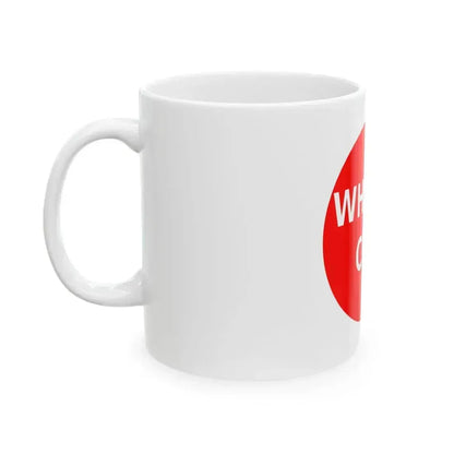 First flag of Whites City New Mexico (Mexico) White Coffee Mug - Go Mug Yourself