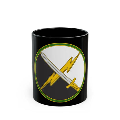 First Information Operations Command CSIB (U.S. Army) Black Coffee Mug-11oz-Go Mug Yourself