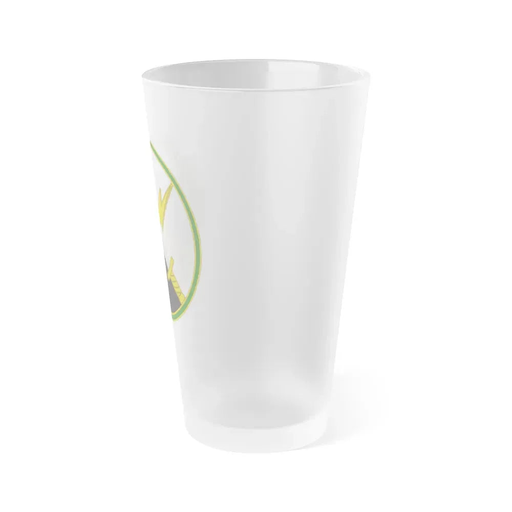 First Information Operations Command CSIB (U.S. Army) Frosted Pint Glass 16oz - Go Mug Yourself