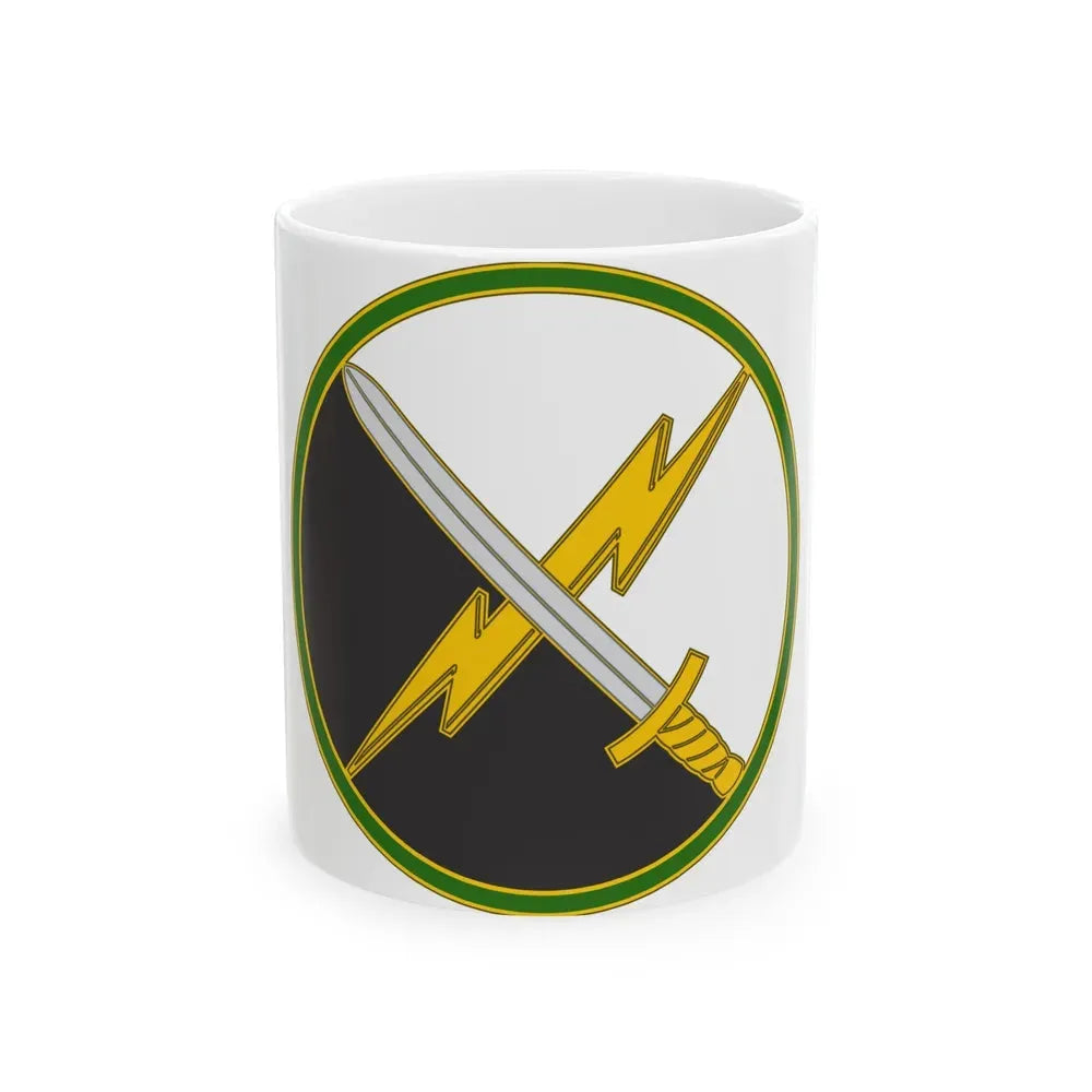 First Information Operations Command CSIB (U.S. Army) White Coffee Mug 11oz - Go Mug Yourself