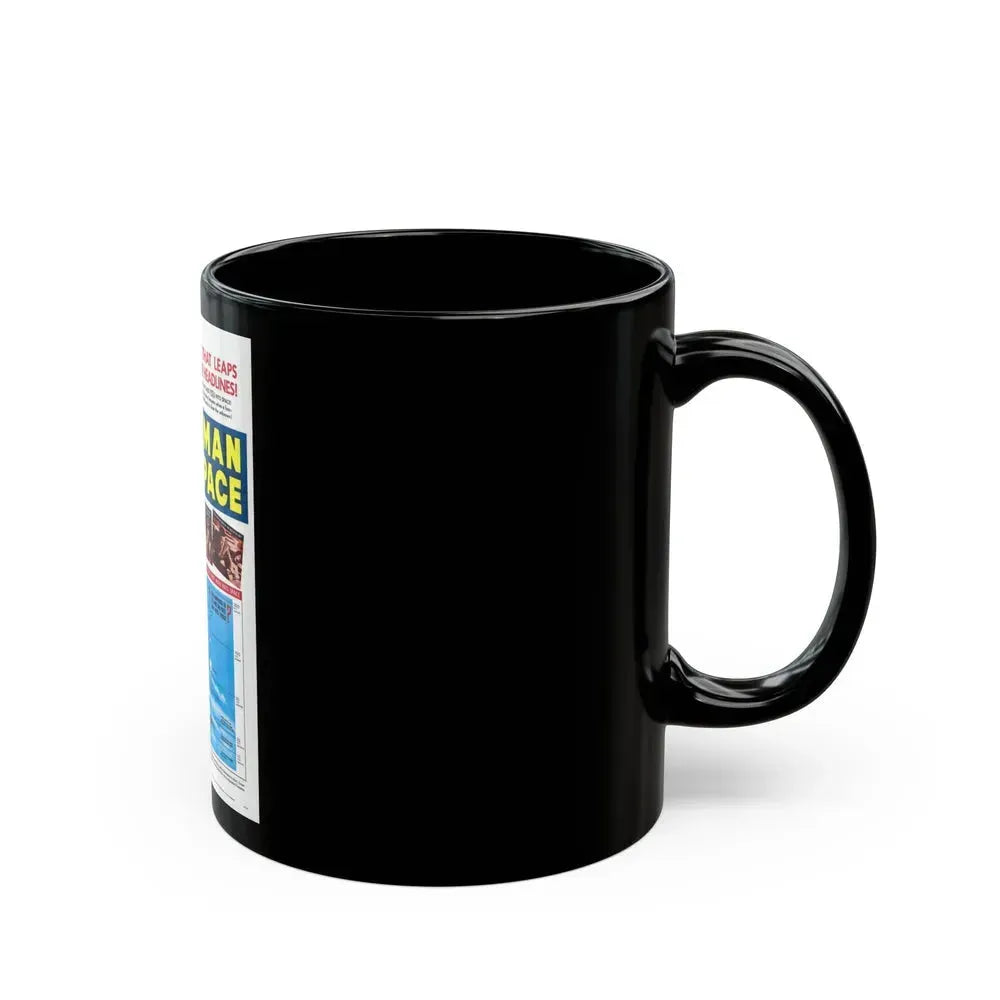 FIRST MAN INTO SPACE (TEASER) 1959 Movie Poster - Black Coffee Mug - Go Mug Yourself