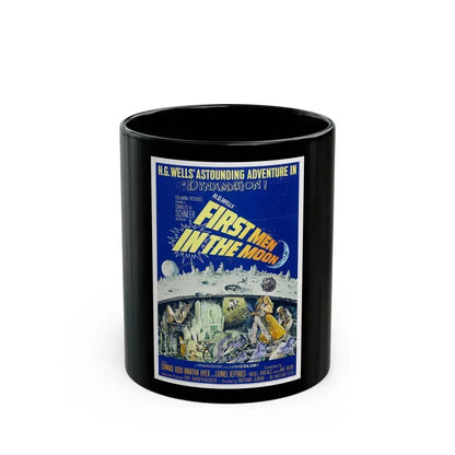FIRST MEN IN THE MOON 1964 Movie Poster - Black Coffee Mug 11oz - Go Mug Yourself