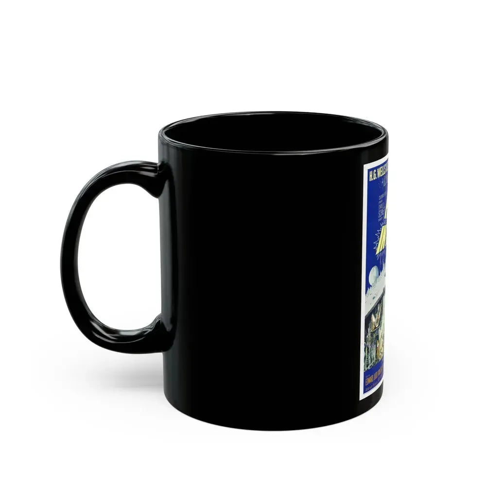 FIRST MEN IN THE MOON 1964 Movie Poster - Black Coffee Mug - Go Mug Yourself