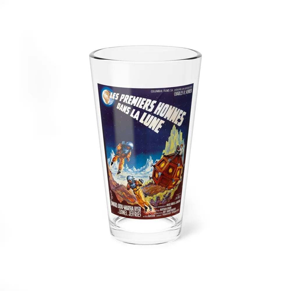 FIRST MEN IN THE MOON (FRENCH) 1964 Movie Poster - Pint Glass 16oz-16oz-Go Mug Yourself