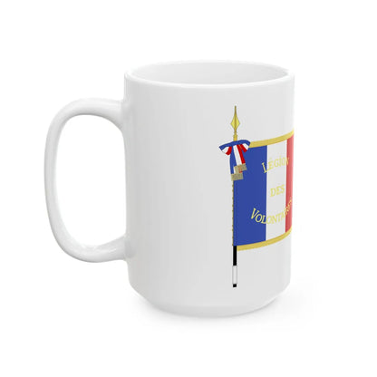 First model regimental Colour for the LFV 1941 (France) White Coffee Mug - Go Mug Yourself