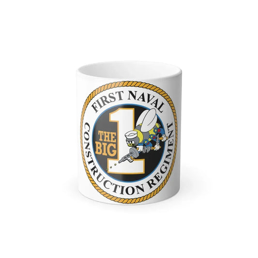 First Naval Construction Regiment (U.S. Navy) Color Changing Mug 11oz Default Title 11oz - Go Mug Yourself