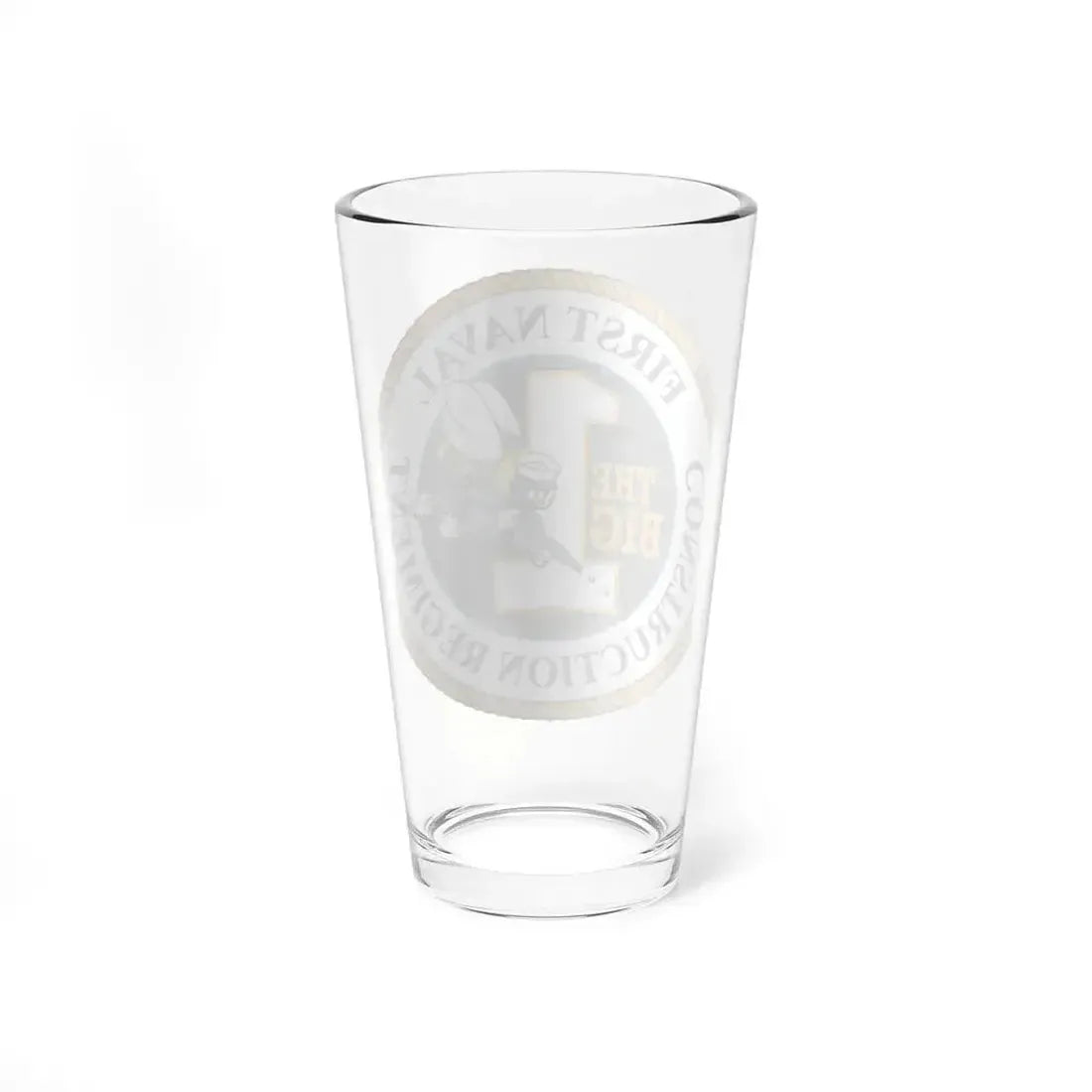 First Naval Construction Regiment (U.S. Navy) Pint Glass 16oz - Go Mug Yourself