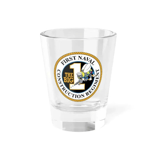 First Naval Construction Regiment (U.S. Navy) Shot Glass 1.5oz 1.5oz - Go Mug Yourself