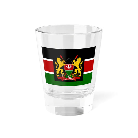 First presidential standard of Kenya (Kenya) Shot Glass 1.5oz 1.5oz - Go Mug Yourself