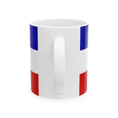 First Proposed Flag of the Peoples Republic of Bosnia and Herzegovina (Bosnia and Herzegovina) White Coffee Mug - Go Mug Yourself