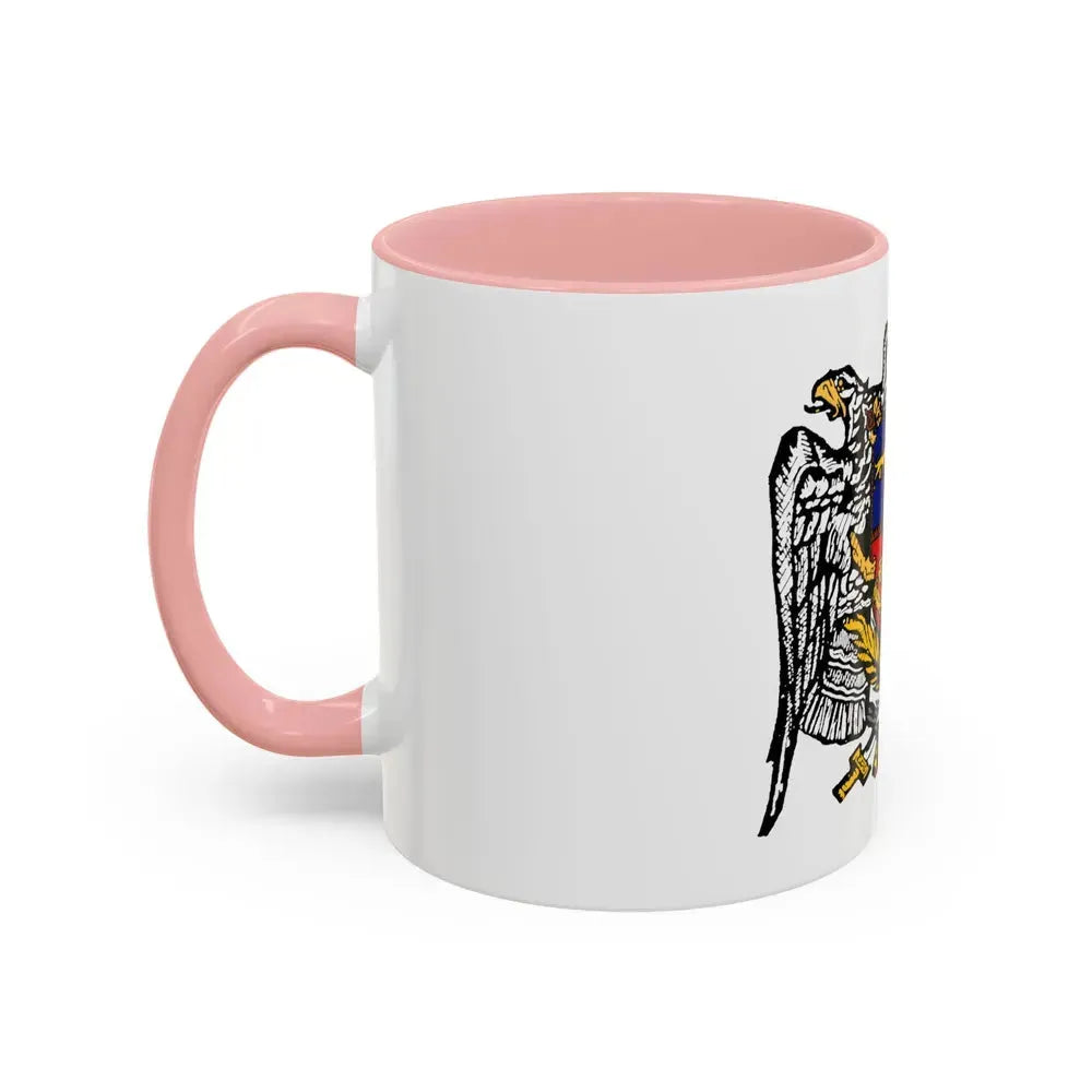 First Republic of Armenia Emblem - Accent Coffee Mug - Go Mug Yourself