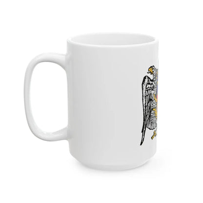 First Republic of Armenia Emblem - White Coffee Mug-Go Mug Yourself