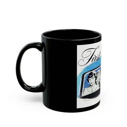 First Star, Chatelaine, October 1949 - Black Coffee Mug - Go Mug Yourself