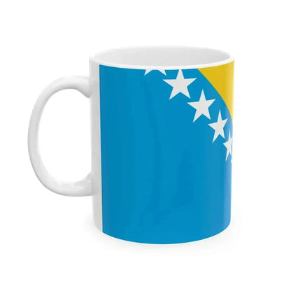 First Westendorp Proposal of BiH flag (Bosnia and Herzegovina) White Coffee Mug - Go Mug Yourself