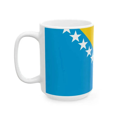 First Westendorp Proposal of BiH flag (Bosnia and Herzegovina) White Coffee Mug - Go Mug Yourself