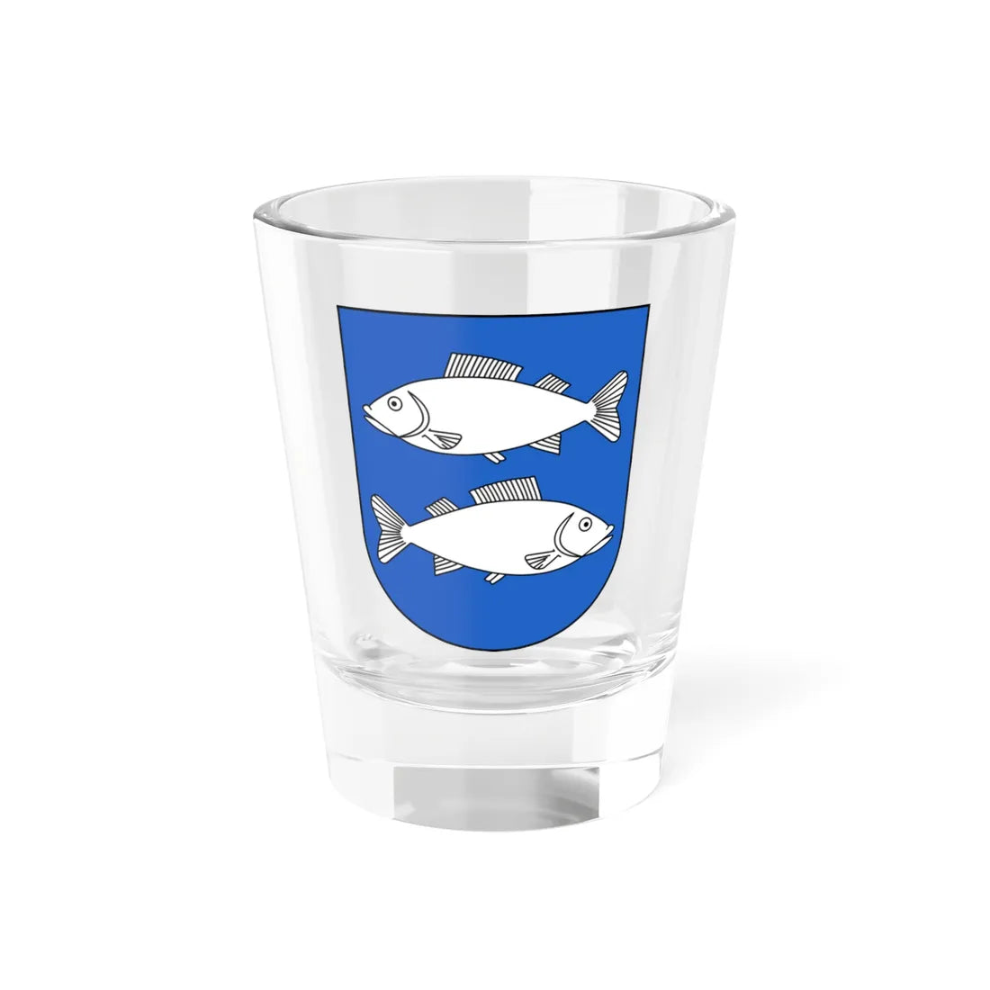 Fischenthal-blazon (Switzerland) (Coat of Arms) Shot Glass 1.5oz 1.5oz - Go Mug Yourself