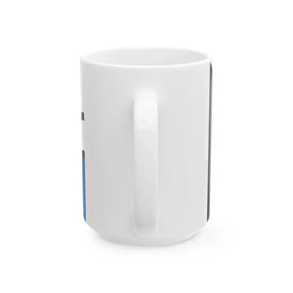 Fisel District Flag (France) White Coffee Mug - Go Mug Yourself