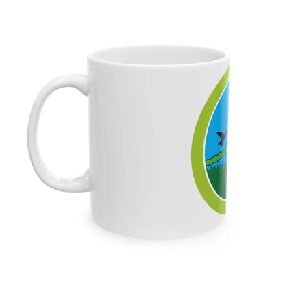 Fish and Wildlife Management (Boy Scout Merit Badge) White Coffee Mug-Go Mug Yourself