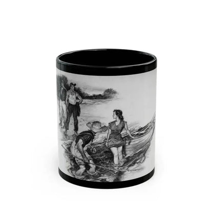 Fishing Interrupted - Black Coffee Mug 11oz - Go Mug Yourself