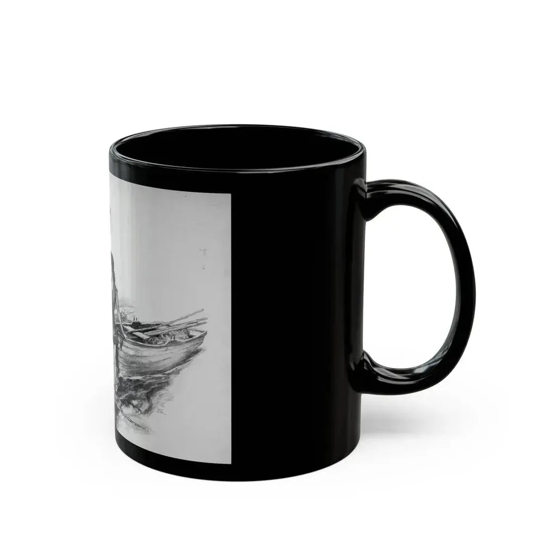 Fishing Interrupted - Black Coffee Mug - Go Mug Yourself