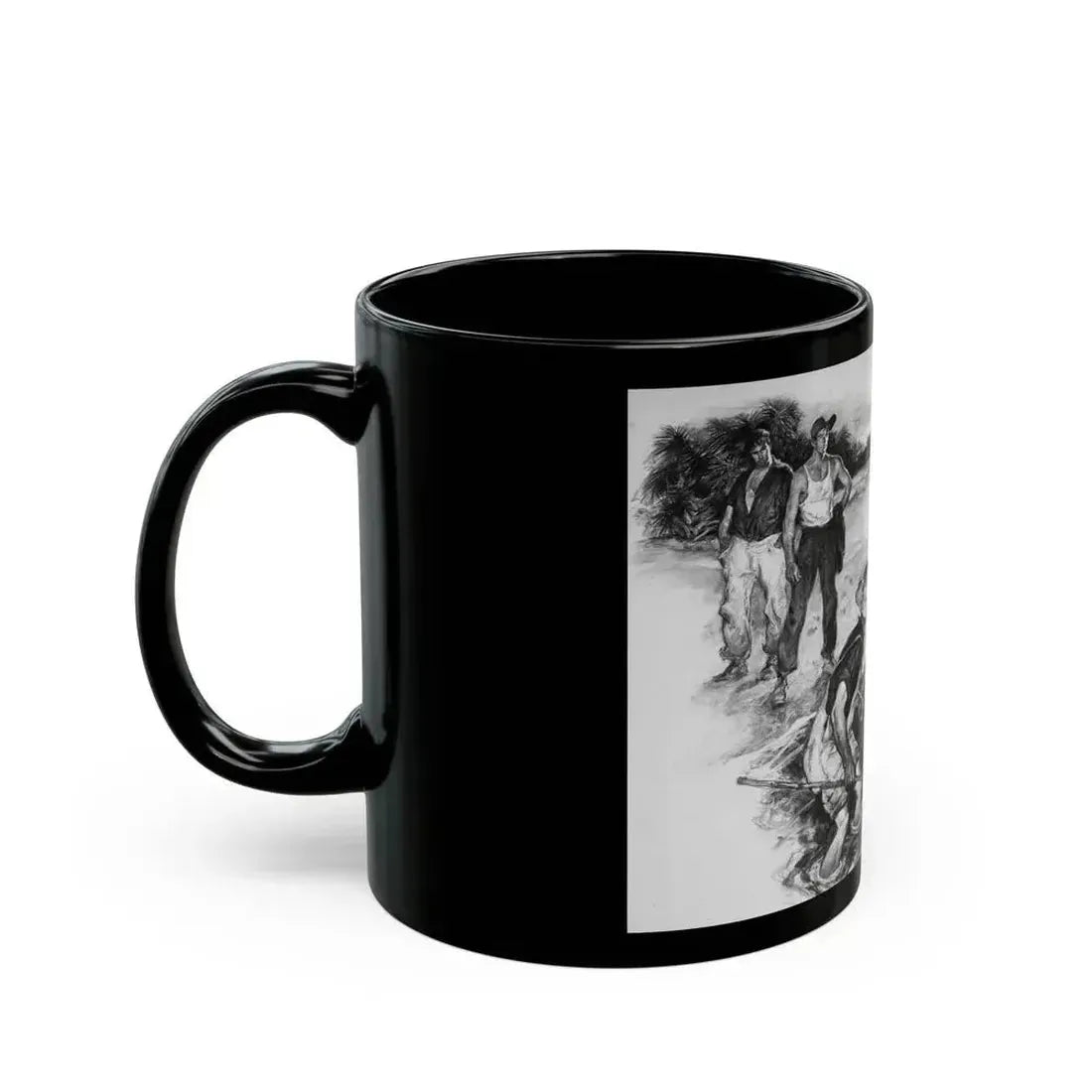 Fishing Interrupted - Black Coffee Mug - Go Mug Yourself