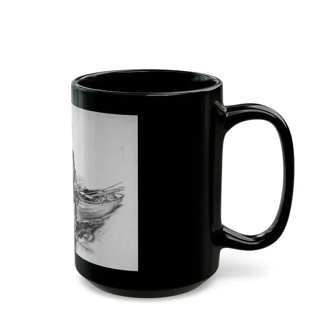 Fishing Interrupted - Black Coffee Mug - Go Mug Yourself