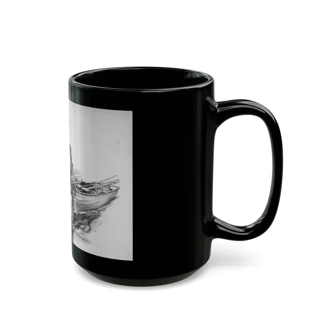 Fishing Interrupted - Black Coffee Mug - Go Mug Yourself