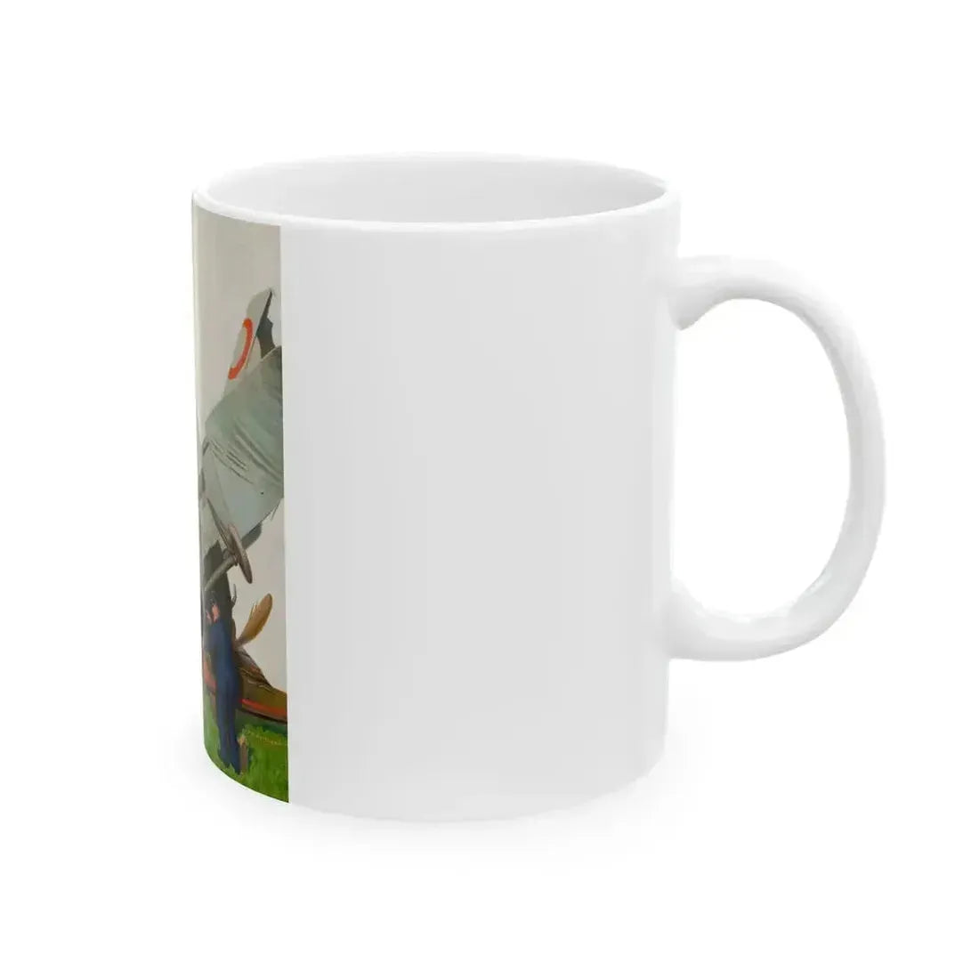 Fisk Co.--Time to Retire, advertising illustration - White Coffee Mug - Go Mug Yourself