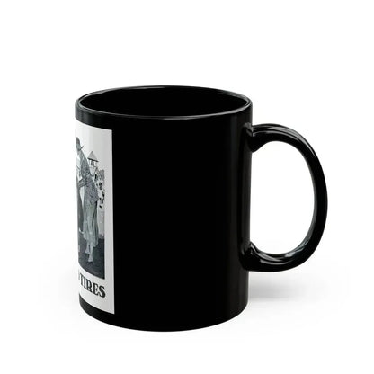 Fisk Cord Tires, Collier's, June 14, 1919 - Black Coffee Mug - Go Mug Yourself